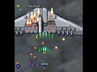 une photo d'Ã©cran de Strikers 1945 sur Sega Saturn